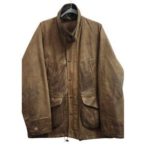 Filson Tin Cloth Waxed Canvas Field Jacket Size XXL Made In USA 660N Vintage